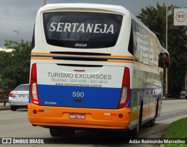 Viação Sertaneja 590 na cidade de Belo Horizonte, Minas Gerais, Brasil, por Adão Raimundo Marcelino. ID da foto: 8671456.