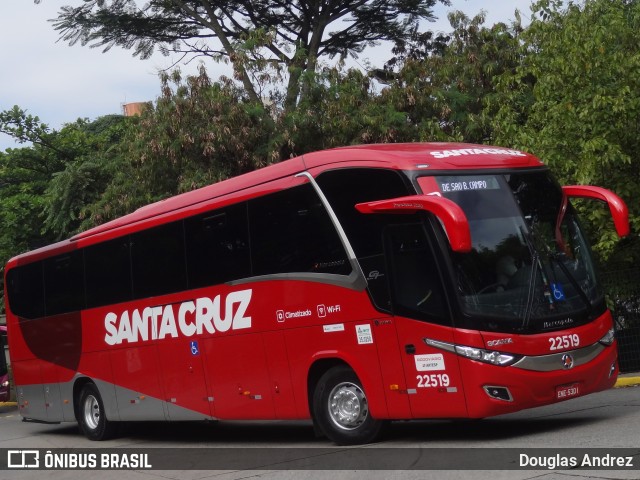 Viação Santa Cruz 22519 na cidade de São Paulo, São Paulo, Brasil, por Douglas Andrez. Número da foto: #8671710.