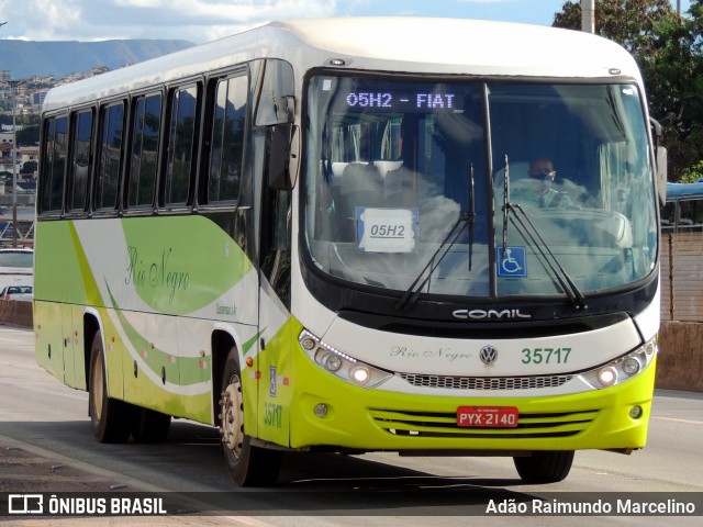 Rio Negro Fretamento e Turismo 35717 na cidade de Belo Horizonte, Minas Gerais, Brasil, por Adão Raimundo Marcelino. ID da foto: 8673092.