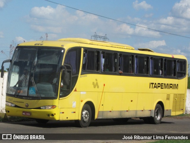 Viação Itapemirim 8561 na cidade de Teresina, Piauí, Brasil, por José Ribamar Lima Fernandes. Número da foto: #8671353.