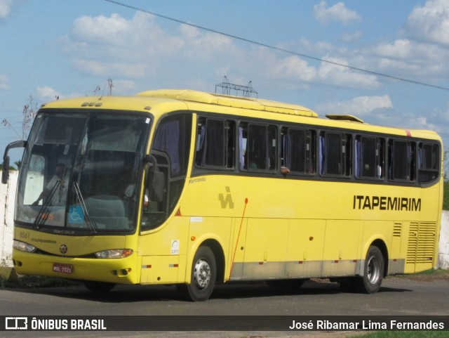 Viação Itapemirim 8561 na cidade de Teresina, Piauí, Brasil, por José Ribamar Lima Fernandes. ID da foto: 8671353.