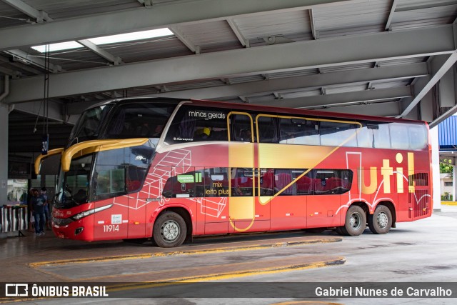 UTIL - União Transporte Interestadual de Luxo 11914 na cidade de Resende, Rio de Janeiro, Brasil, por Gabriel Nunes de Carvalho. Número da foto: #8672668.