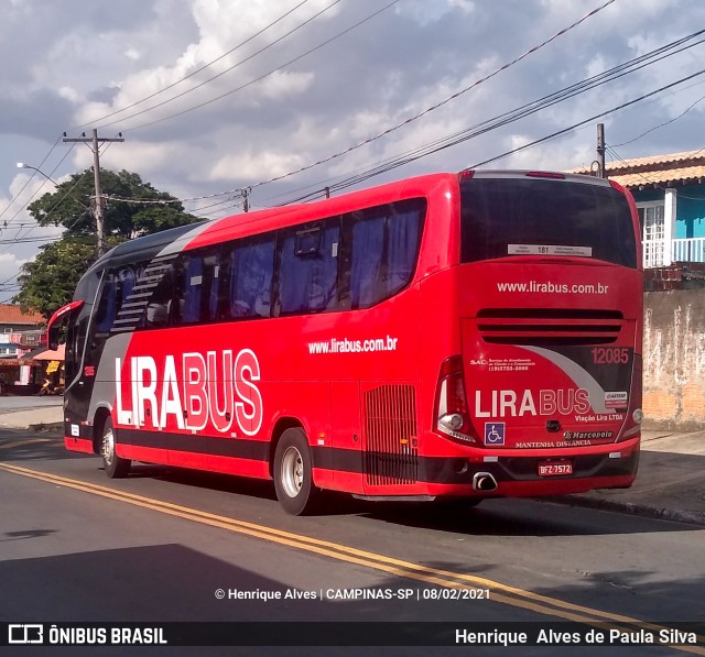 Lirabus 12085 na cidade de Campinas, São Paulo, Brasil, por Henrique Alves de Paula Silva. Número da foto: #8671864.