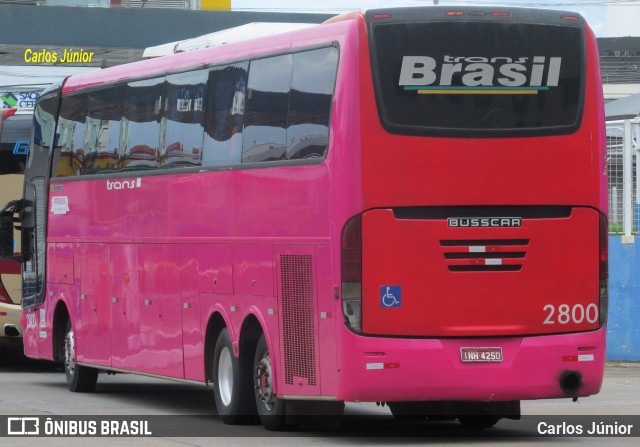 Trans Brasil > TCB - Transporte Coletivo Brasil 2800 na cidade de Goiânia, Goiás, Brasil, por Carlos Júnior. ID da foto: 8672062.