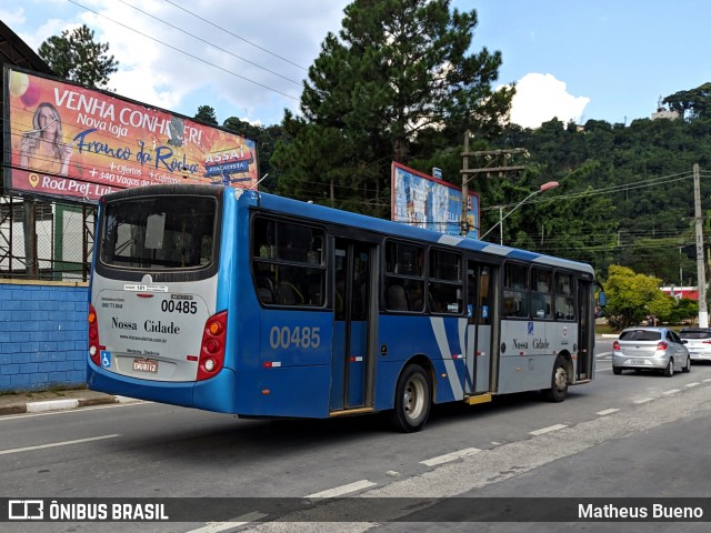 Viação Cidade de Caieiras 00485 na cidade de Franco da Rocha, São Paulo, Brasil, por Matheus Bueno. ID da foto: 8672551.