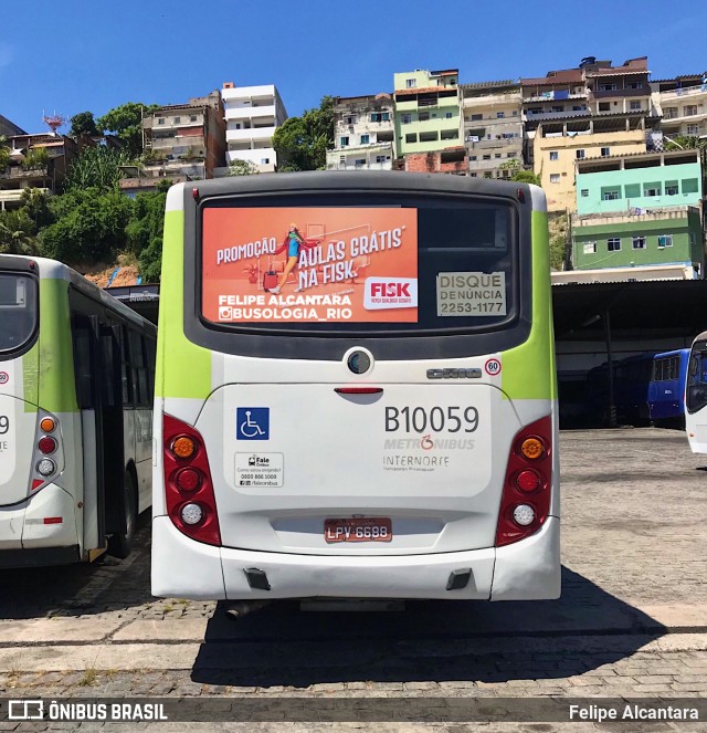 Transportes Paranapuan B10059 na cidade de Rio de Janeiro, Rio de Janeiro, Brasil, por Felipe Alcantara. Número da foto: #8672717.
