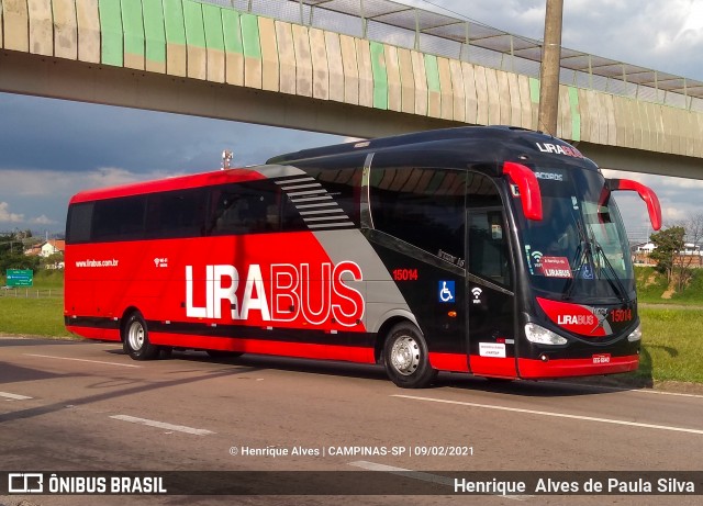 Lirabus 15014 na cidade de Campinas, São Paulo, Brasil, por Henrique Alves de Paula Silva. Número da foto: #8671811.