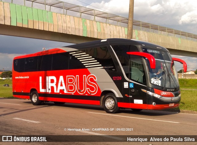 Lirabus 12139 na cidade de Campinas, São Paulo, Brasil, por Henrique Alves de Paula Silva. Número da foto: #8671861.