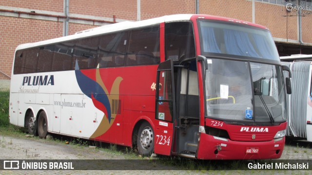 Pluma Conforto e Turismo 7234 na cidade de Curitiba, Paraná, Brasil, por Gabriel Michalski. ID da foto: 8672432.