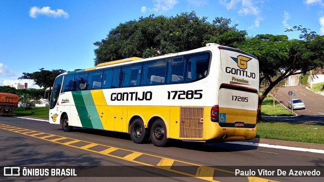 Empresa Gontijo de Transportes 17285 na cidade de Franca, São Paulo, Brasil, por Paulo Vitor De Azevedo. Número da foto: #8670438.