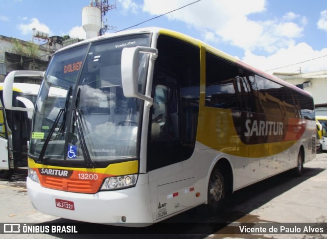 Saritur - Santa Rita Transporte Urbano e Rodoviário 13200 na cidade de Belo Horizonte, Minas Gerais, Brasil, por Vicente de Paulo Alves. ID da foto: 8671494.