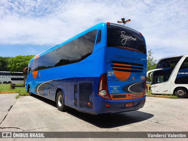 Litorânea Transportes Coletivos 5982 na cidade de São Paulo, São Paulo, Brasil, por Vanderci Valentim. Número da foto: #8672387.