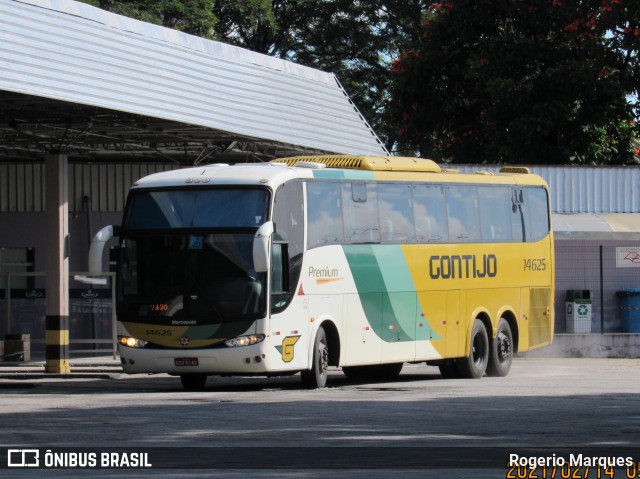 Empresa Gontijo de Transportes 14625 na cidade de São José dos Campos, São Paulo, Brasil, por Rogerio Marques. ID da foto: 8672292.