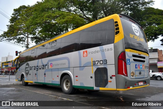Expresso Araguari 3703 na cidade de Uberlândia, Minas Gerais, Brasil, por Eduardo Ribeiro. Número da foto: #8670411.
