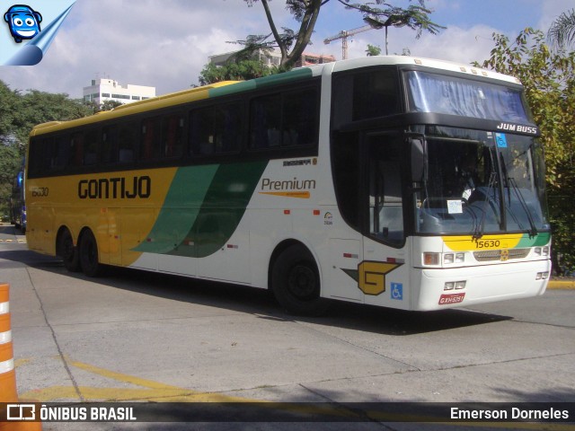 Empresa Gontijo de Transportes 15630 na cidade de São Paulo, São Paulo, Brasil, por Emerson Dorneles. ID da foto: 8674029.