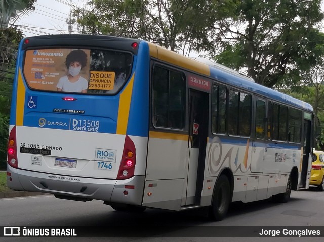 Transportes Barra D13508 na cidade de Rio de Janeiro, Rio de Janeiro, Brasil, por Jorge Gonçalves. Número da foto: #8675708.