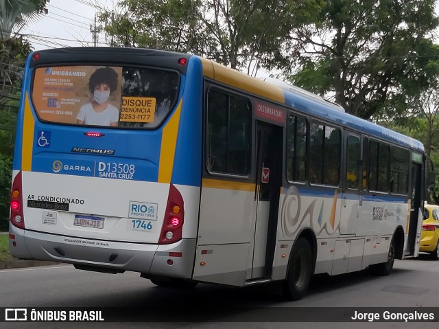 Transportes Barra D13508 na cidade de Rio de Janeiro, Rio de Janeiro, Brasil, por Jorge Gonçalves. ID da foto: 8675708.