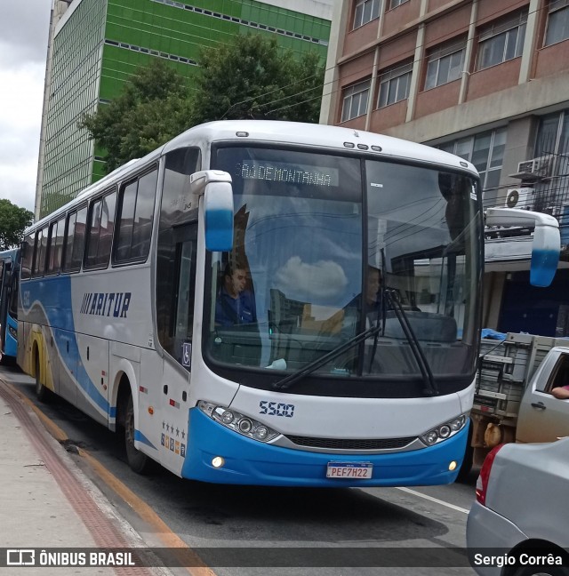 Aritur Transporte e Turismo 5500 na cidade de Vitória, Espírito Santo, Brasil, por Sergio Corrêa. Número da foto: #8673538.