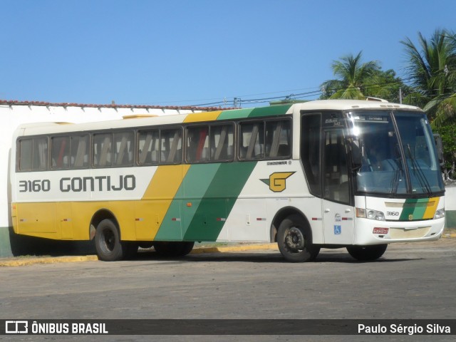 Empresa Gontijo de Transportes 3160 na cidade de Almenara, Minas Gerais, Brasil, por Paulo Sérgio Silva. ID da foto: 8673640.