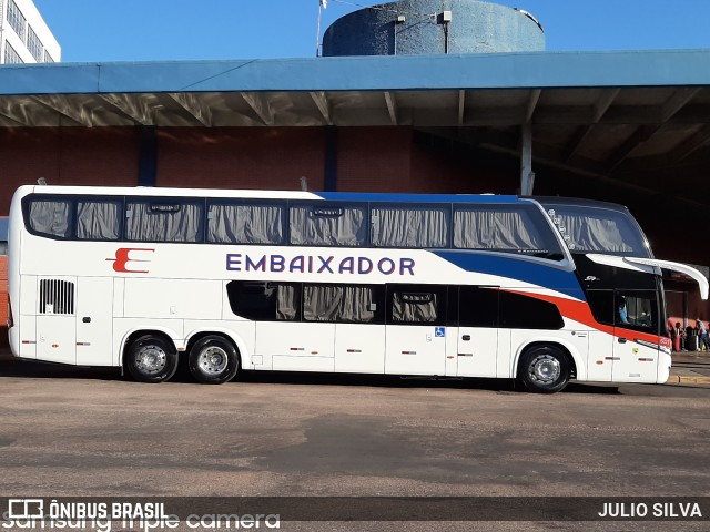 Expresso Embaixador 609 na cidade de Porto Alegre, Rio Grande do Sul, Brasil, por JULIO SILVA. Número da foto: #8676359.
