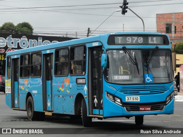 Viação Primor 37-510 na cidade de São Luís, Maranhão, Brasil, por Ruan Silva Andrade. Número da foto: #8675942.