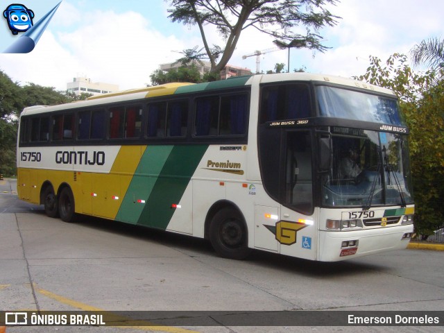 Empresa Gontijo de Transportes 15750 na cidade de São Paulo, São Paulo, Brasil, por Emerson Dorneles. ID da foto: 8674039.