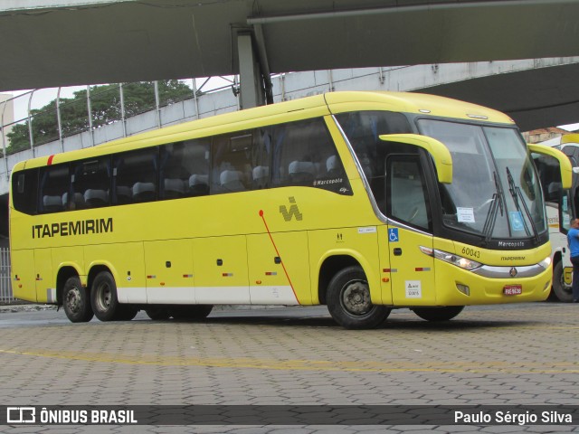 Viação Itapemirim 60043 na cidade de Belo Horizonte, Minas Gerais, Brasil, por Paulo Sérgio Silva. Número da foto: #8673479.
