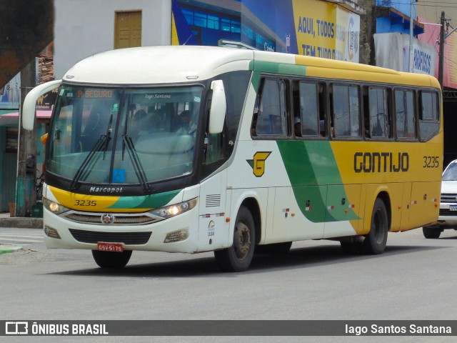 Empresa Gontijo de Transportes 3235 na cidade de Eunápolis, Bahia, Brasil, por Iago Santos Santana. Número da foto: #8675735.