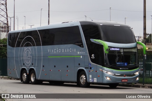 Viação Garcia 8414 na cidade de São Paulo, São Paulo, Brasil, por Lucas Oliveira. ID da foto: 8675153.