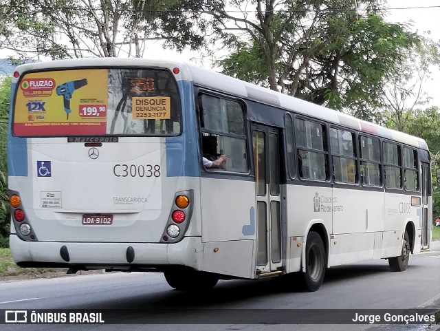 Transportes Futuro C30038 na cidade de Rio de Janeiro, Rio de Janeiro, Brasil, por Jorge Gonçalves. ID da foto: 8676078.