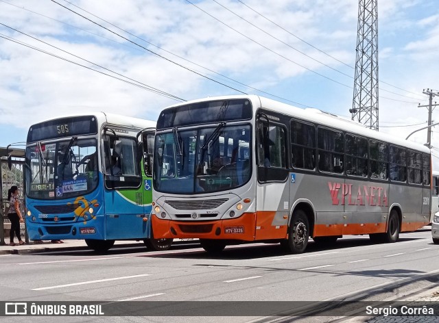 Planeta Fretamento 3201 na cidade de Vitória, Espírito Santo, Brasil, por Sergio Corrêa. ID da foto: 8675192.