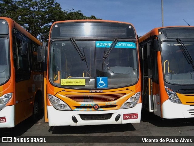 Advance Catedral Transportes 14214 na cidade de Brasília, Distrito Federal, Brasil, por Vicente de Paulo Alves. ID da foto: 8673507.