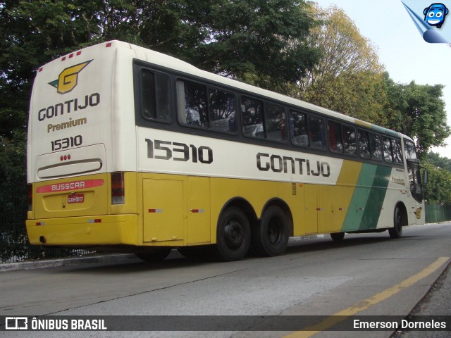 Empresa Gontijo de Transportes 15310 na cidade de São Paulo, São Paulo, Brasil, por Emerson Dorneles. ID da foto: 8674057.