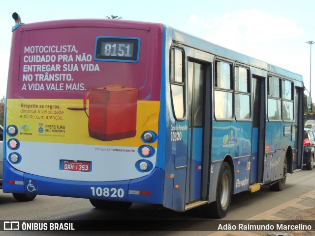 Auto Omnibus Floramar 10820 na cidade de Belo Horizonte, Minas Gerais, Brasil, por Adão Raimundo Marcelino. ID da foto: 8679356.