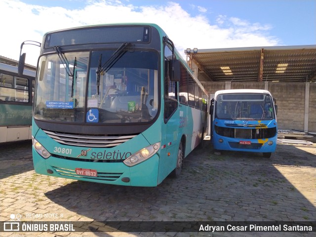 Metropolitana Transportes e Serviços 30801 na cidade de Vila Velha, Espírito Santo, Brasil, por Adryan Cesar Pimentel Santana. Número da foto: #8677917.