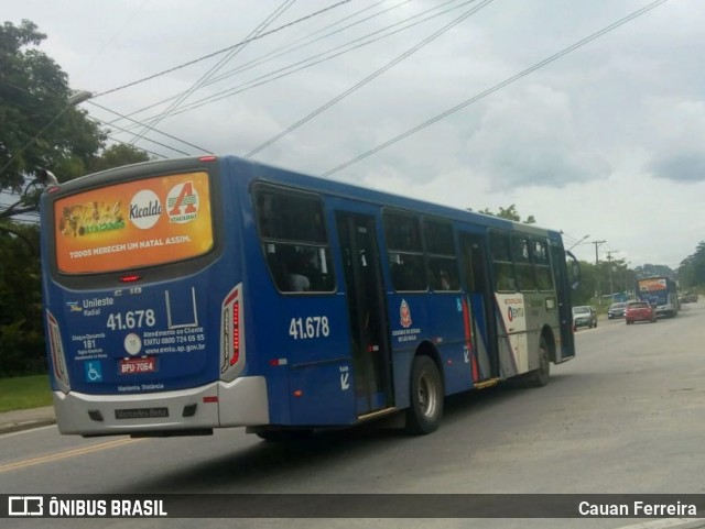 Radial Transporte Coletivo 41.678 na cidade de Itaquaquecetuba, São Paulo, Brasil, por Cauan Ferreira. Número da foto: #8676928.