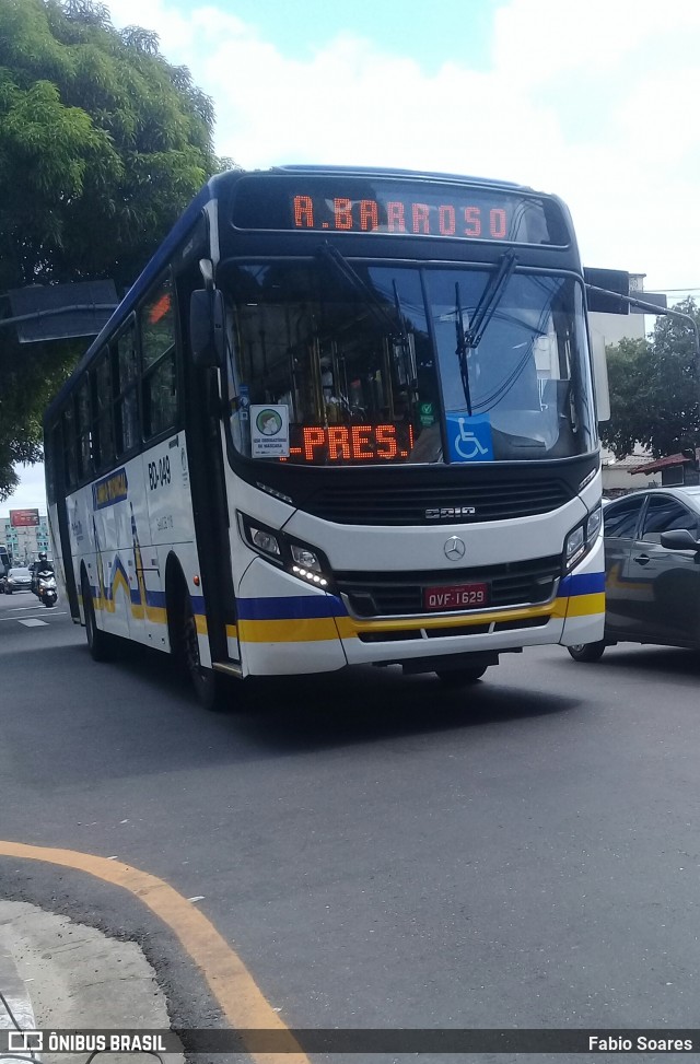 Belém Rio Transportes BD-049 na cidade de Belém, Pará, Brasil, por Fabio Soares. Número da foto: #8676735.