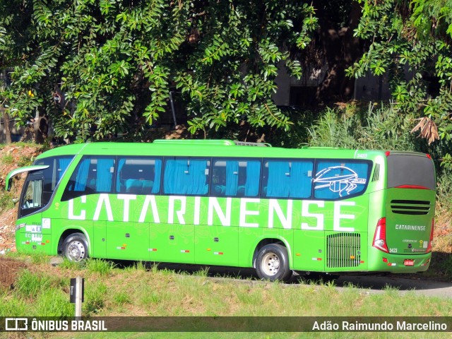 Auto Viação Catarinense 3423 na cidade de Belo Horizonte, Minas Gerais, Brasil, por Adão Raimundo Marcelino. ID da foto: 8679165.