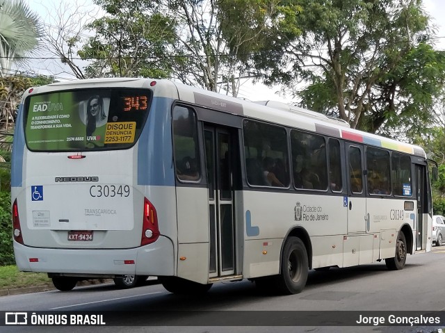 Transportes Futuro C30349 na cidade de Rio de Janeiro, Rio de Janeiro, Brasil, por Jorge Gonçalves. Número da foto: #8677884.