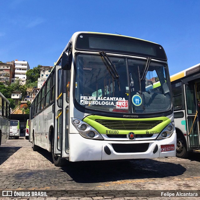 Transportes Paranapuan B10080 na cidade de Rio de Janeiro, Rio de Janeiro, Brasil, por Felipe Alcantara. ID da foto: 8679268.