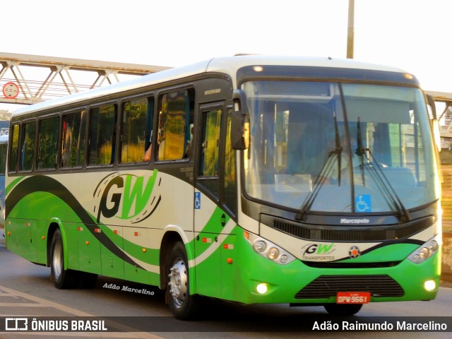 GW Transportes e Turismo 661 na cidade de Belo Horizonte, Minas Gerais, Brasil, por Adão Raimundo Marcelino. ID da foto: 8679417.