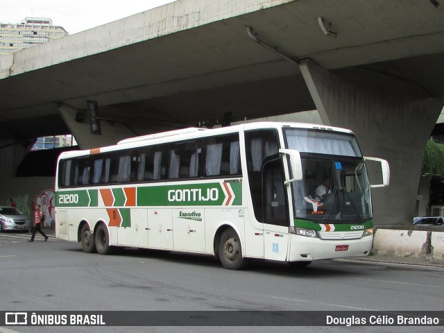 Empresa Gontijo de Transportes 21200 na cidade de Belo Horizonte, Minas Gerais, Brasil, por Douglas Célio Brandao. ID da foto: 8677638.