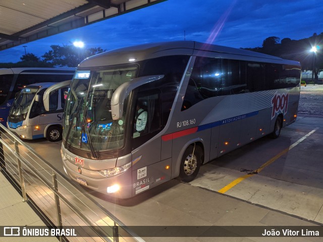 Auto Viação 1001 RJ 108.160 na cidade de Sapucaia, Rio de Janeiro, Brasil, por João Vitor Lima. Número da foto: #8676657.