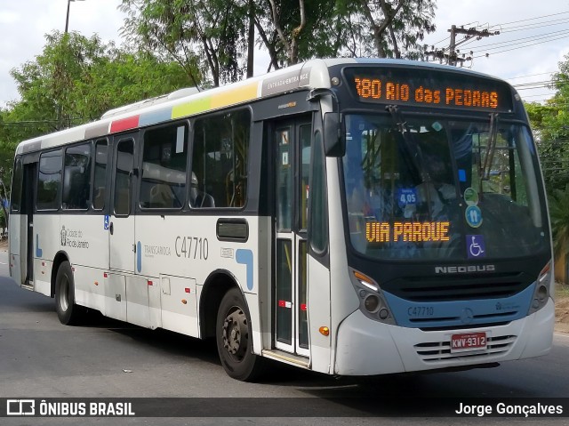 Viação Redentor C47710 na cidade de Rio de Janeiro, Rio de Janeiro, Brasil, por Jorge Gonçalves. Número da foto: #8677927.