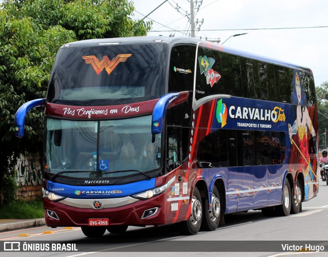 Carvalho Tur Transportes e Turismo 1008 na cidade de Belém, Pará, Brasil, por Victor Hugo. Número da foto: #8677558.