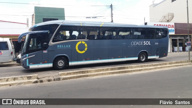 Viação Cidade Sol 8730 na cidade de Vitória da Conquista, Bahia, Brasil, por Flávio  Santos. Número da foto: #8677962.