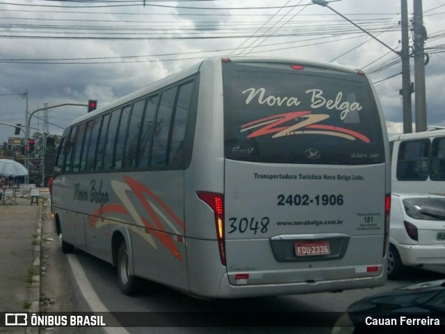 Nova Belga Transportadora Turística 3048 na cidade de Itaquaquecetuba, São Paulo, Brasil, por Cauan Ferreira. Número da foto: #8676911.