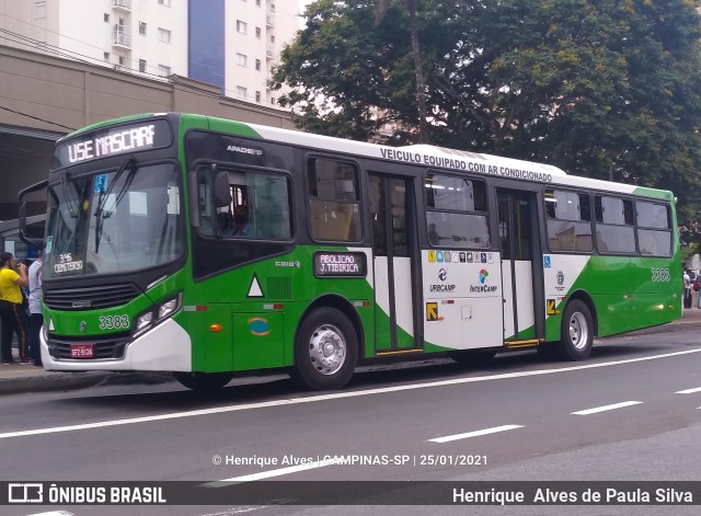 VB Transportes e Turismo 3383 na cidade de Campinas, São Paulo, Brasil, por Henrique Alves de Paula Silva. Número da foto: #8676817.