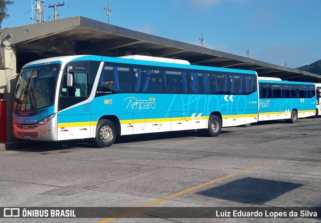 Viação Nossa Senhora do Amparo RJ 186.096 na cidade de Niterói, Rio de Janeiro, Brasil, por Luiz Eduardo Lopes da Silva. ID da foto: 8679371.