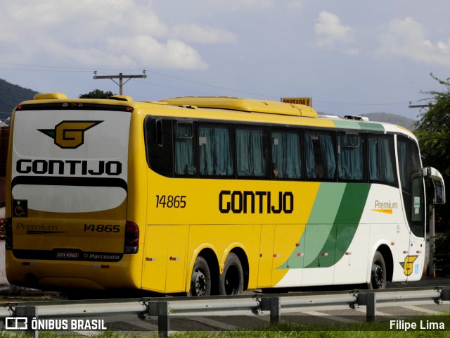 Empresa Gontijo de Transportes 14865 na cidade de Manoel Vitorino, Bahia, Brasil, por Filipe Lima. Número da foto: #8682071.